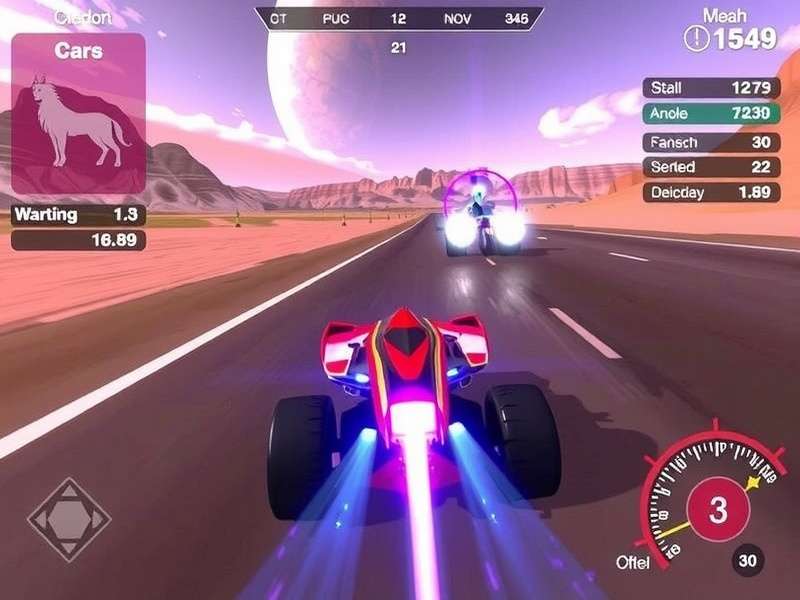 Astral Racer Gameplay Screenshot